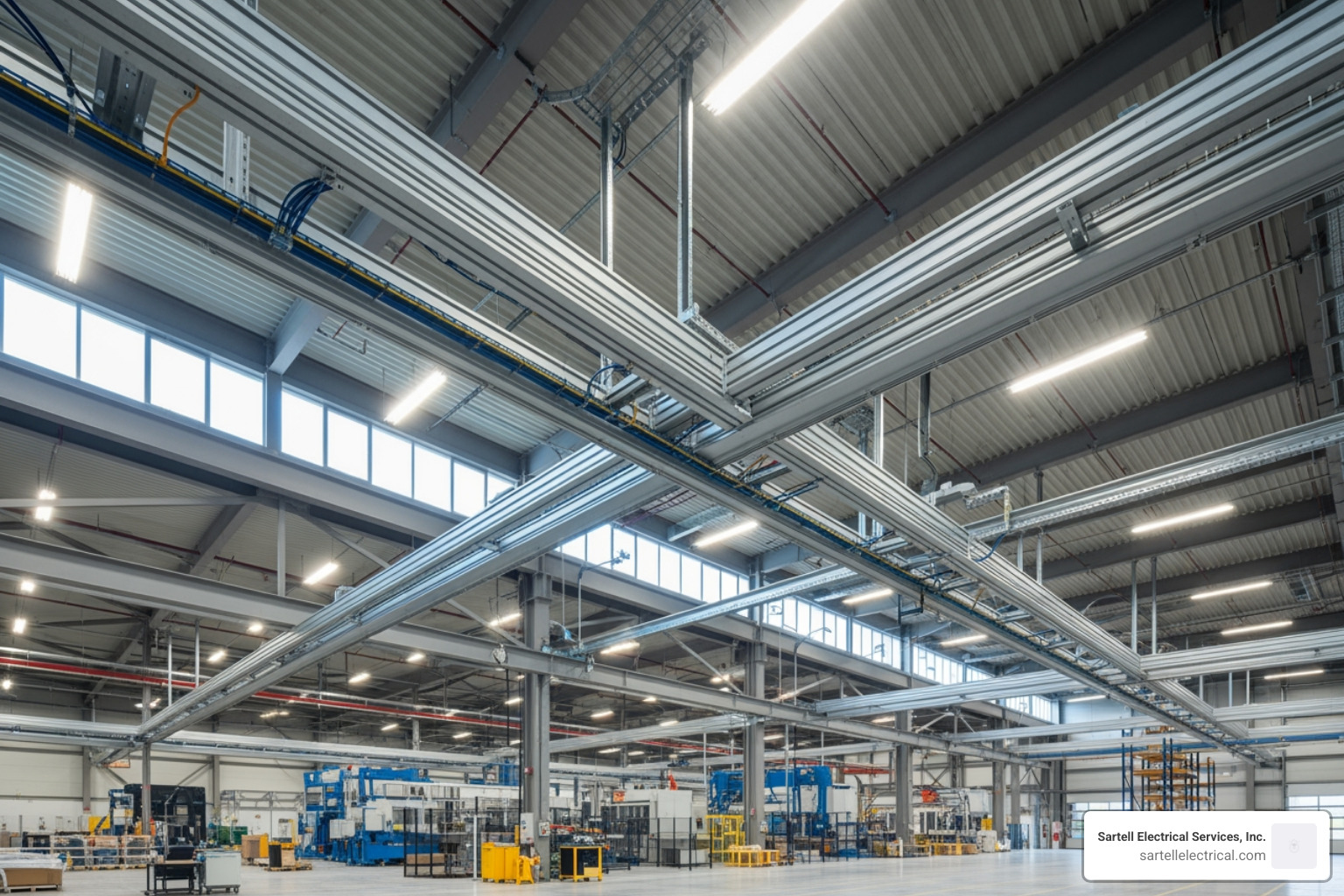 Busway system in a large commercial facility - Commercial building wiring