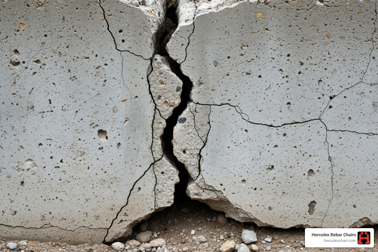 a cracked concrete foundation wall originating from the base - rebar footing support