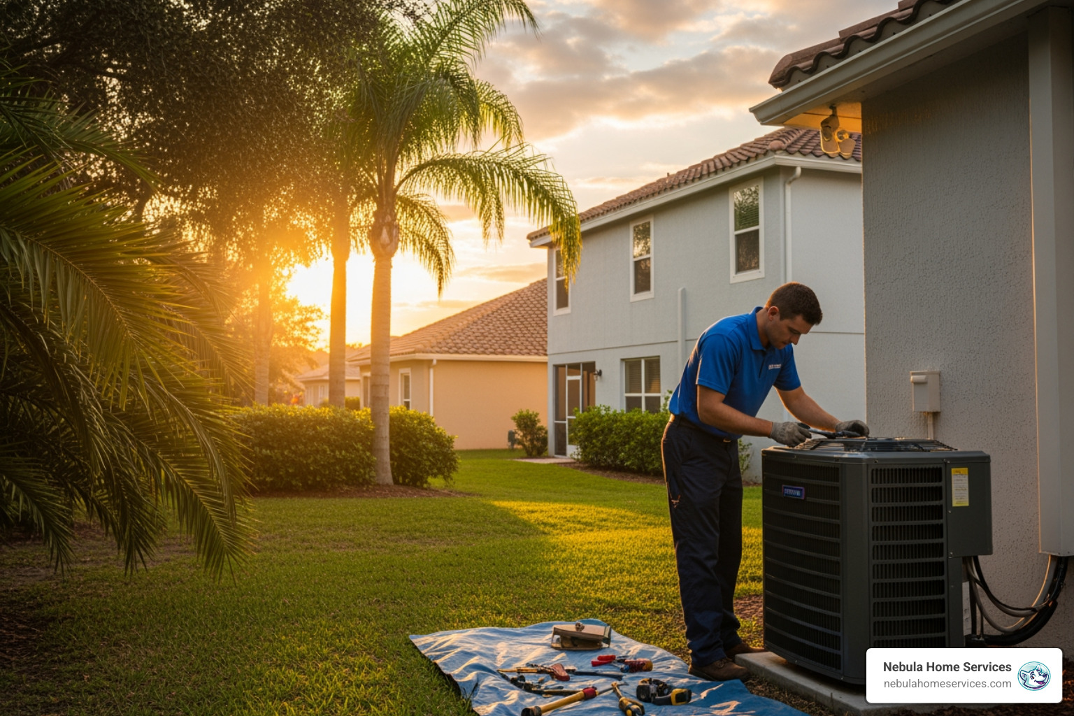 Infographic showing 5 key warning signs your AC needs repair: weak or warm airflow, unusual grinding or squealing noises, frequent on-off cycling, water leaks or moisture buildup, and foul or musty odors coming from vents - best ac repair in winter haven, fl Infographic showing 5 key warning signs your AC needs repair: weak or warm airflow, unusual grinding or squealing noises, frequent on-off cycling, water leaks or moisture buildup, and foul or musty odors coming from vents - best ac repair in winter haven, fl