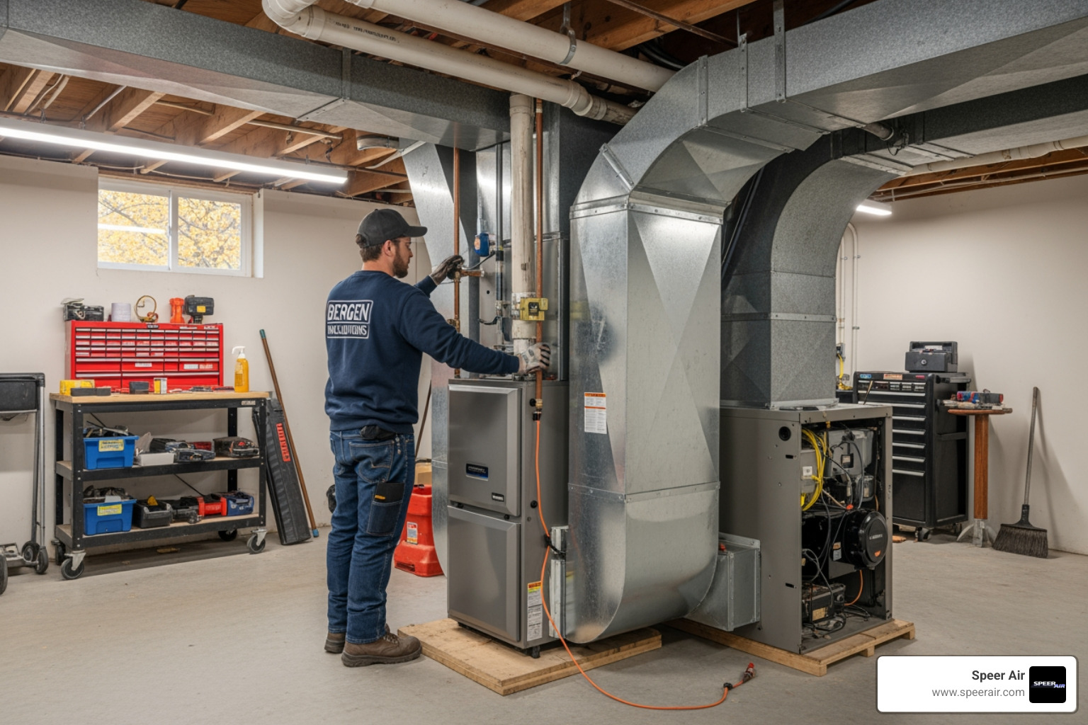 infographic showing five key warning signs that indicate it's time for heating system replacement: system age over 15 years, rising energy bills, frequent repair calls, uneven room temperatures, and unusual noises like banging or squeaking - heating replacement company in bergen county, nj infographic showing five key warning signs that indicate it's time for heating system replacement: system age over 15 years, rising energy bills, frequent repair calls, uneven room temperatures, and unusual noises like banging or squeaking - heating replacement company in bergen county, nj