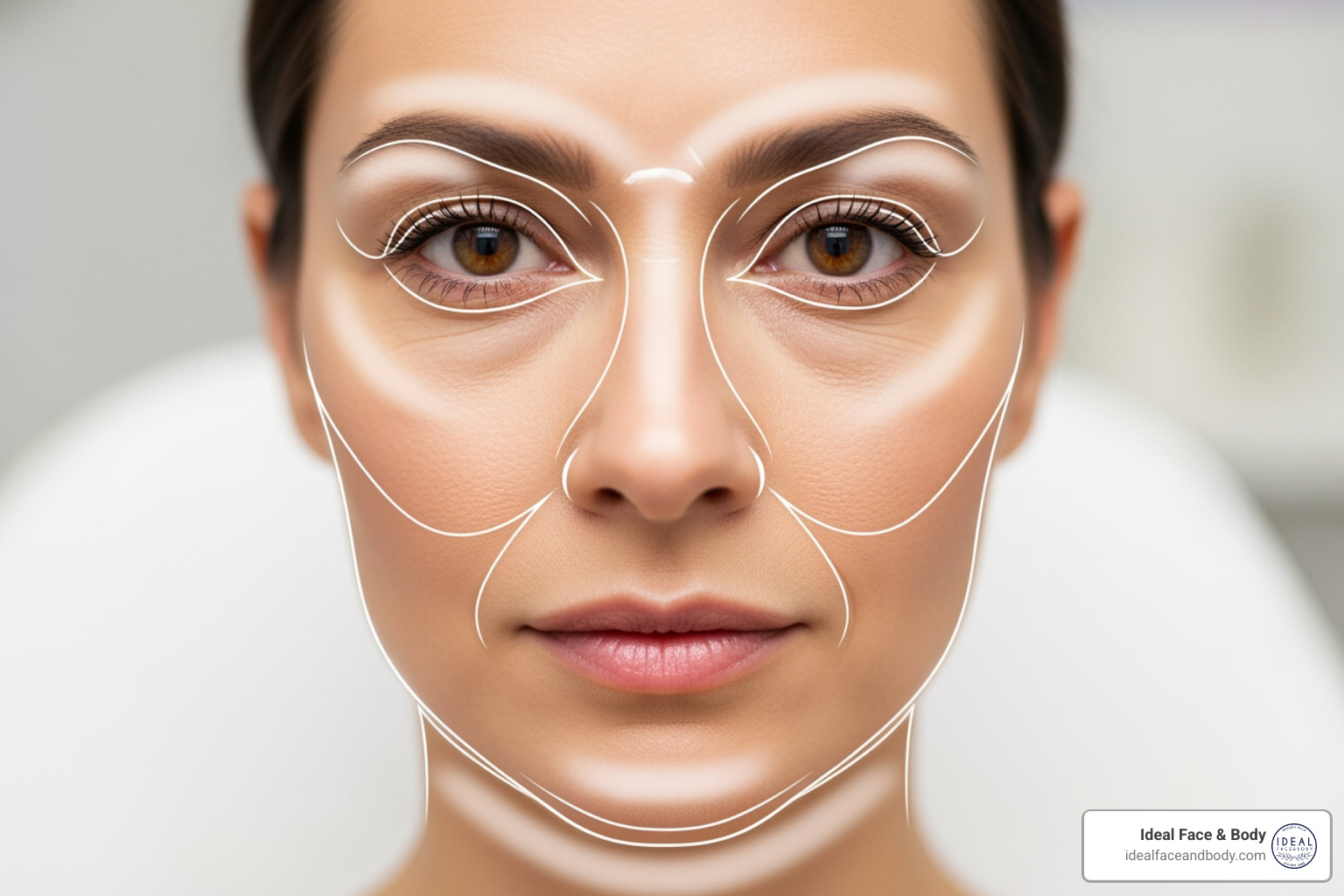 different facial zones targeted by non-surgical treatments - face rejuvenation without surgery different facial zones targeted by non-surgical treatments - face rejuvenation without surgery