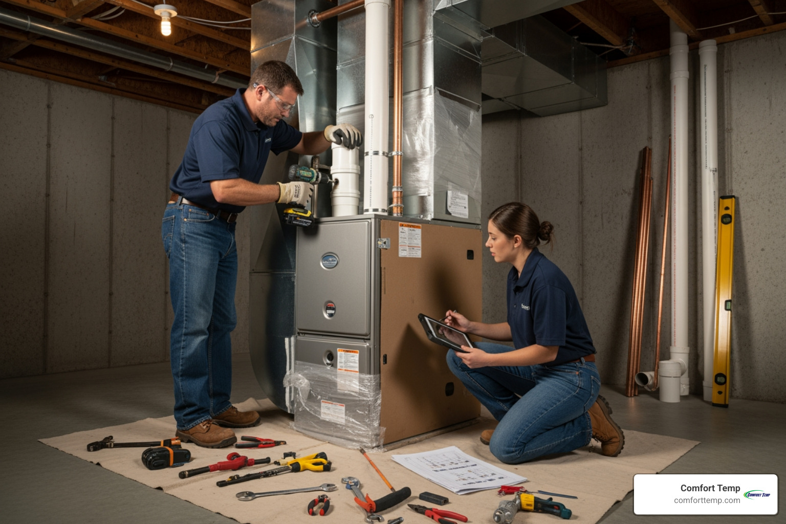 clear well-organized ductwork - how long does it take to install a furnace clear well-organized ductwork - how long does it take to install a furnace