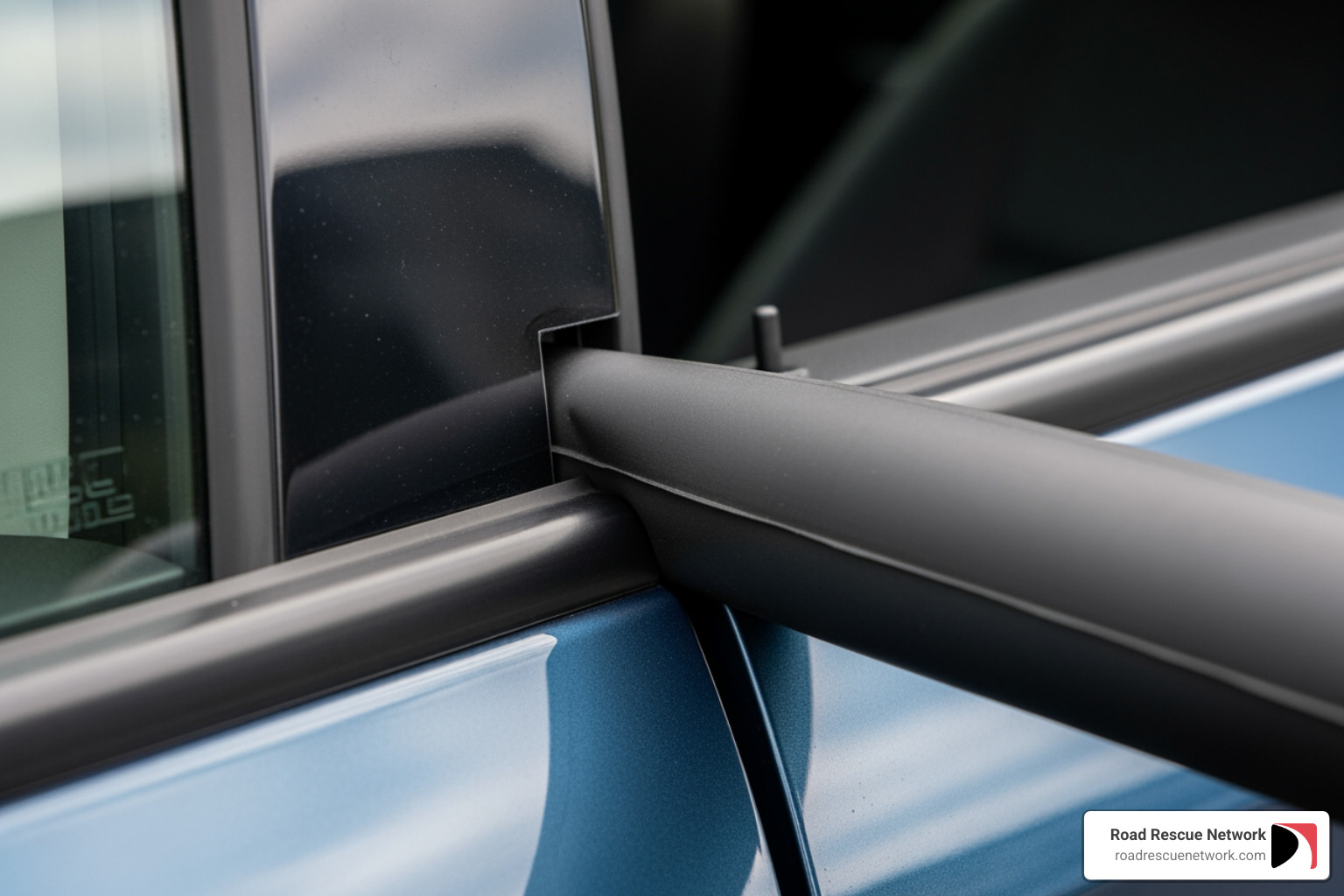 car door with wedge tool - car key locked