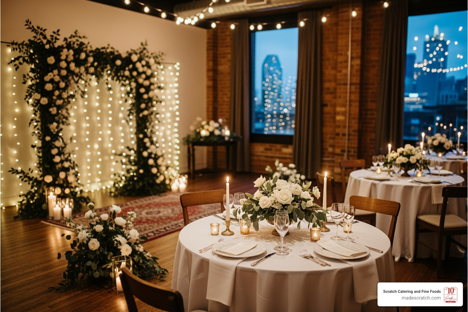Beautifully decorated small wedding venue in Dallas - Dallas micro wedding