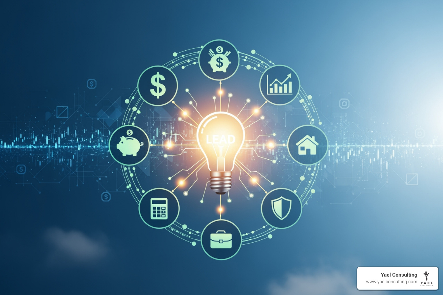 split screen showing a modern digital ad and a pile of junk mail - lead generation for financial services split screen showing a modern digital ad and a pile of junk mail - lead generation for financial services