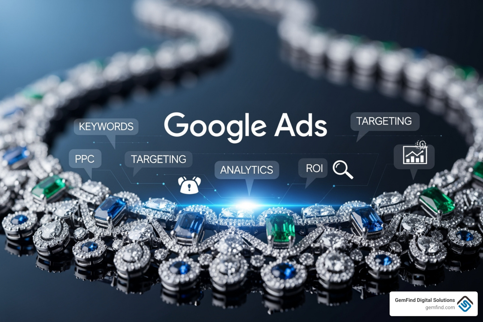 Google Maps result showing a local jewelry store ad - Google Ads jewelry