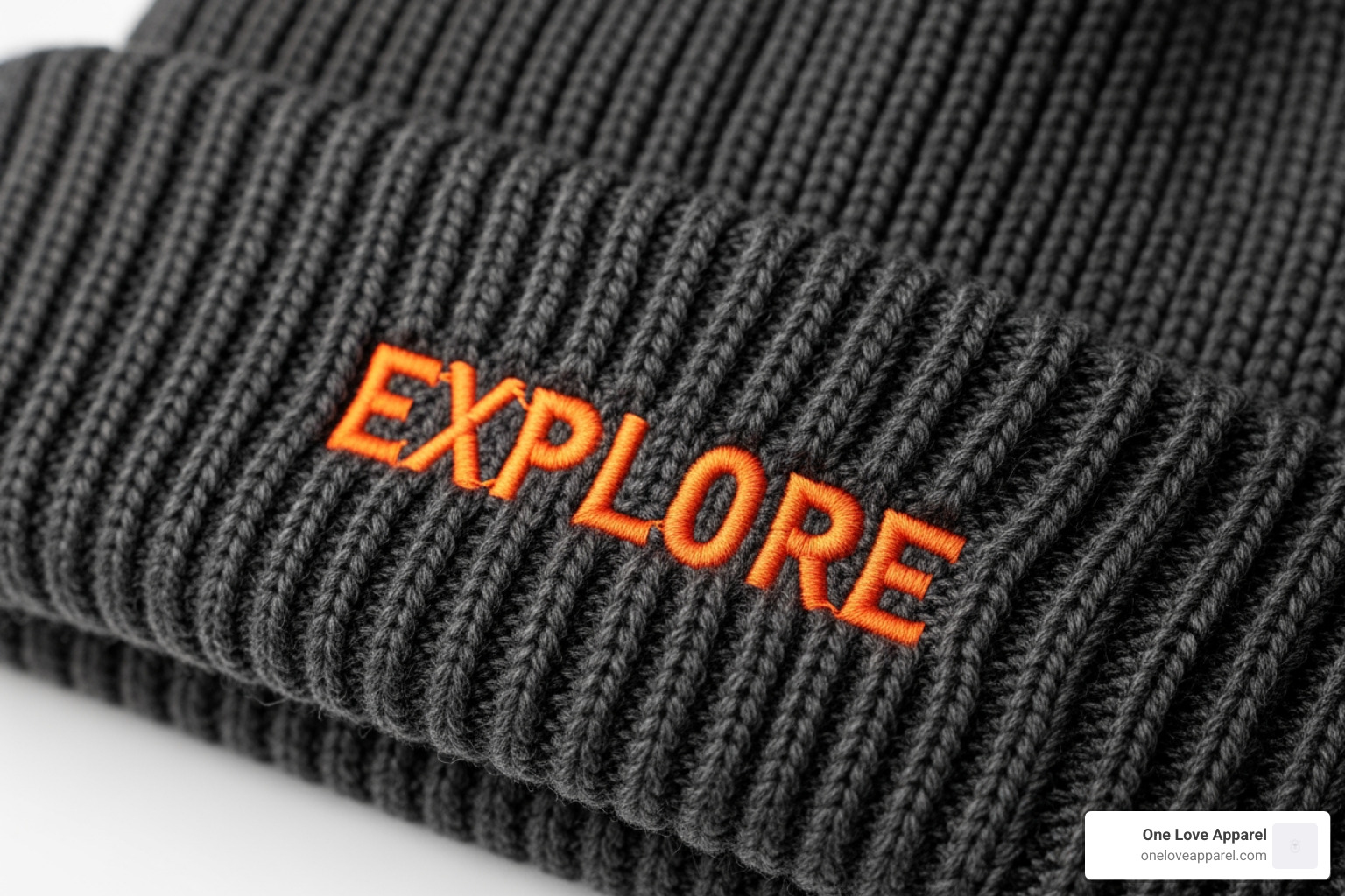 Embroidery on a beanie - beanie wholesale los angeles