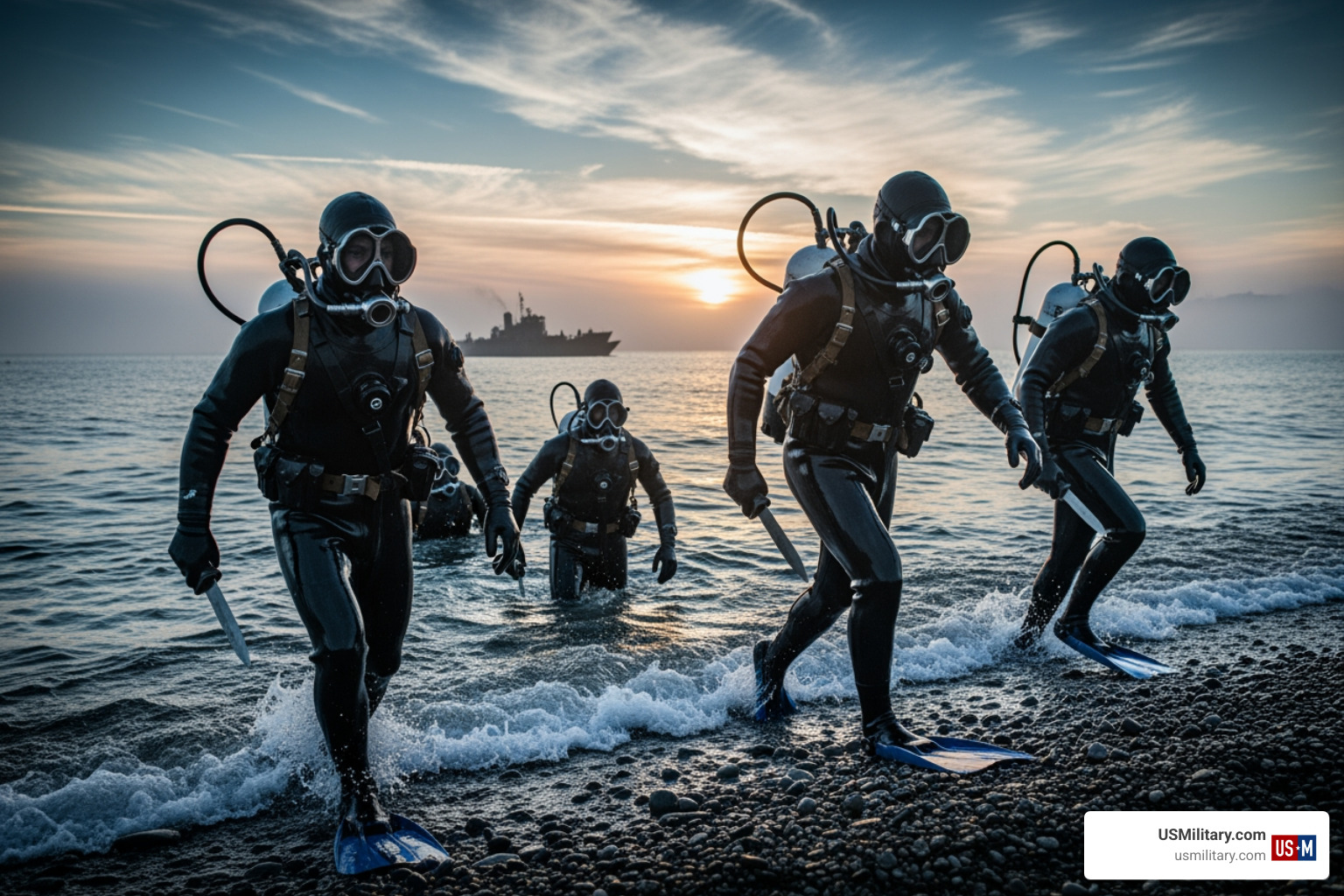 Navy UDTs, or ‘frogmen’, participating in early special operations - green beret vs navy seal Navy UDTs, or ‘frogmen’, participating in early special operations - green beret vs navy seal