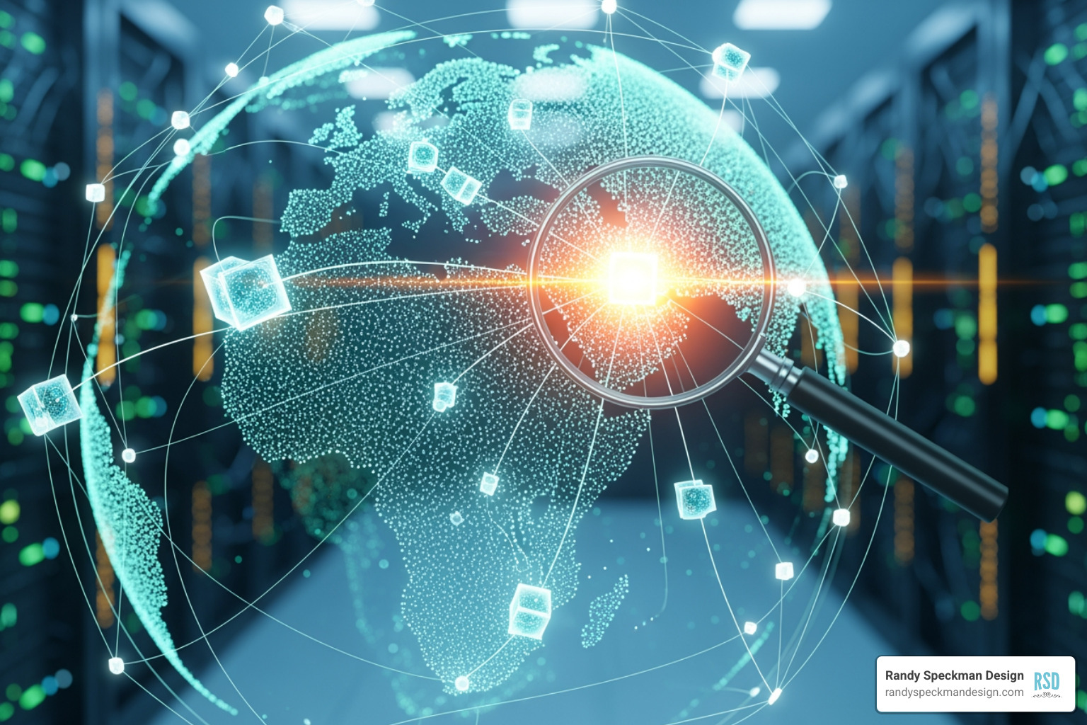 Computer screen showing hosting checker results - find hosting location of website
