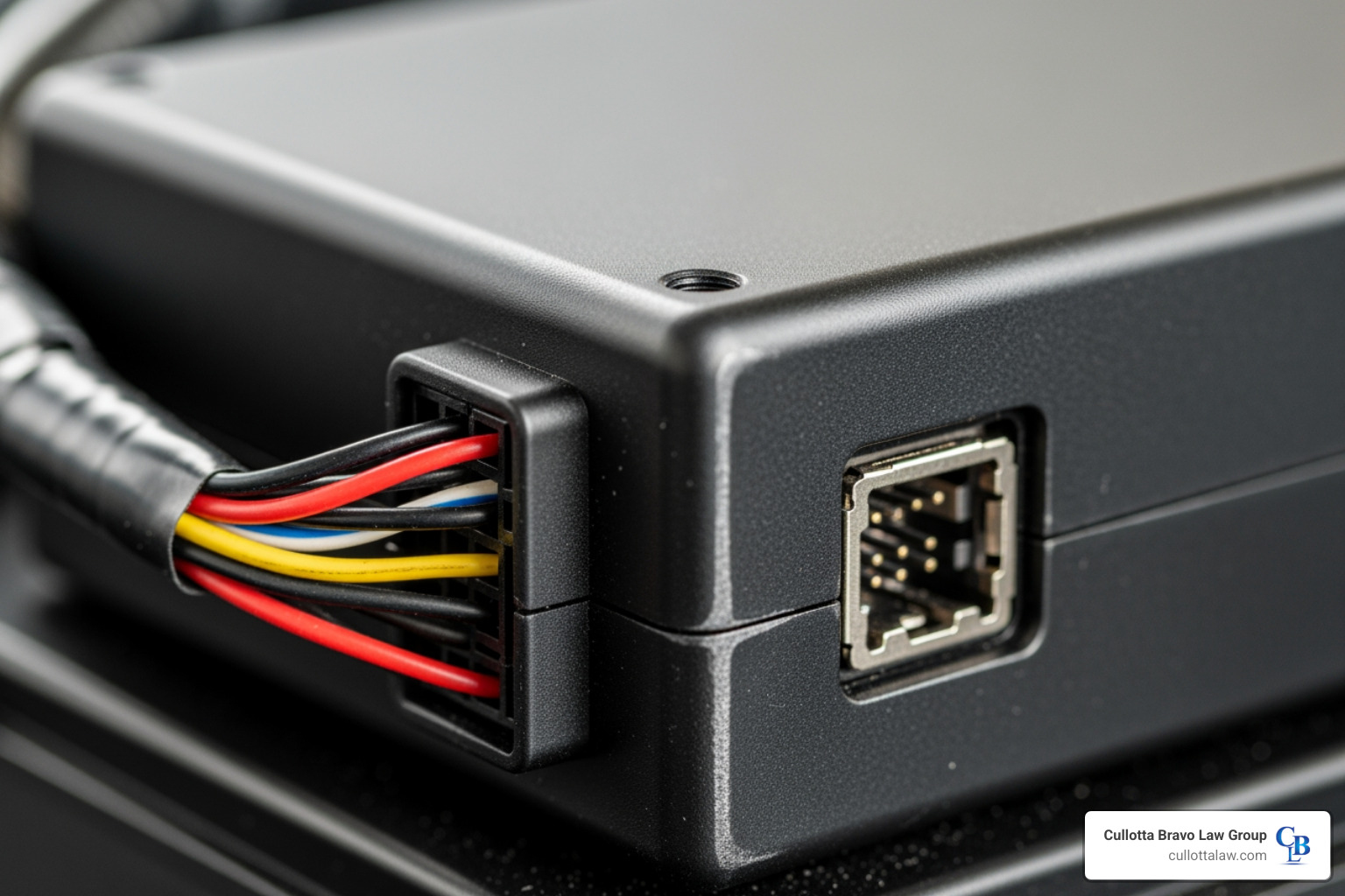 a truck's 'black box' data recorder - truck accident attorney in aurora