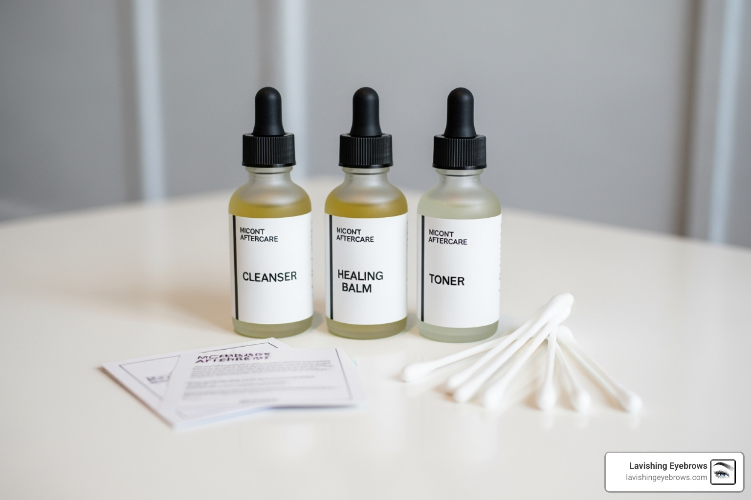 Aftercare kit for microbladed brows - microblading cost