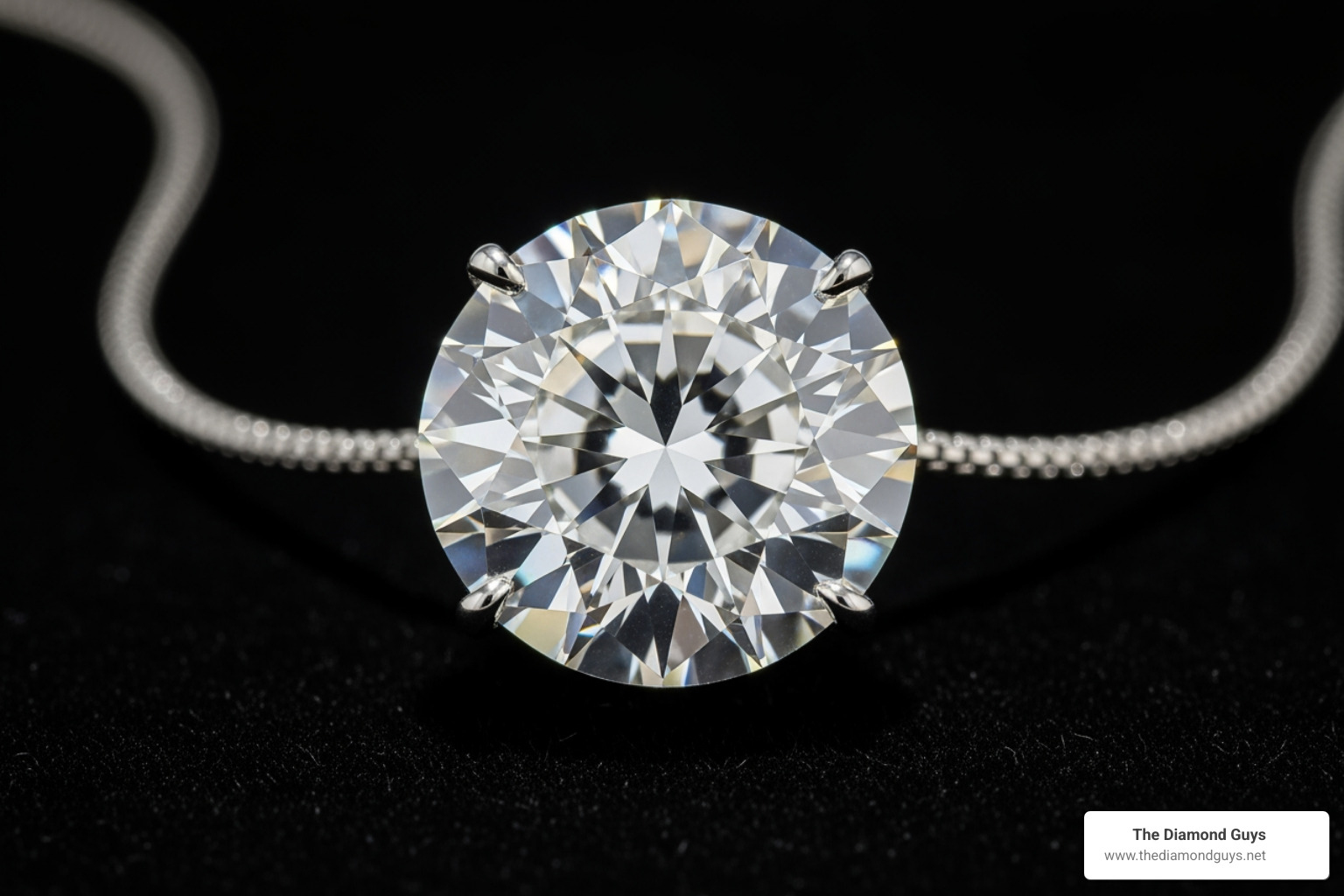 large brilliant lab-grown diamond solitaire necklace - best man made diamonds large brilliant lab-grown diamond solitaire necklace - best man made diamonds