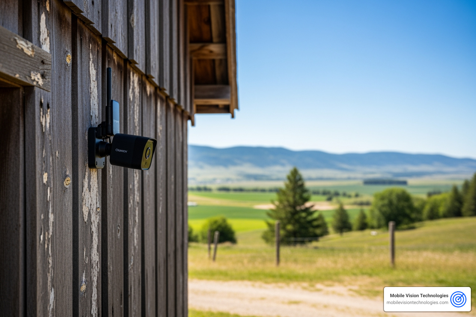cellular camera on a farm or remote cabin - cellular security cameras