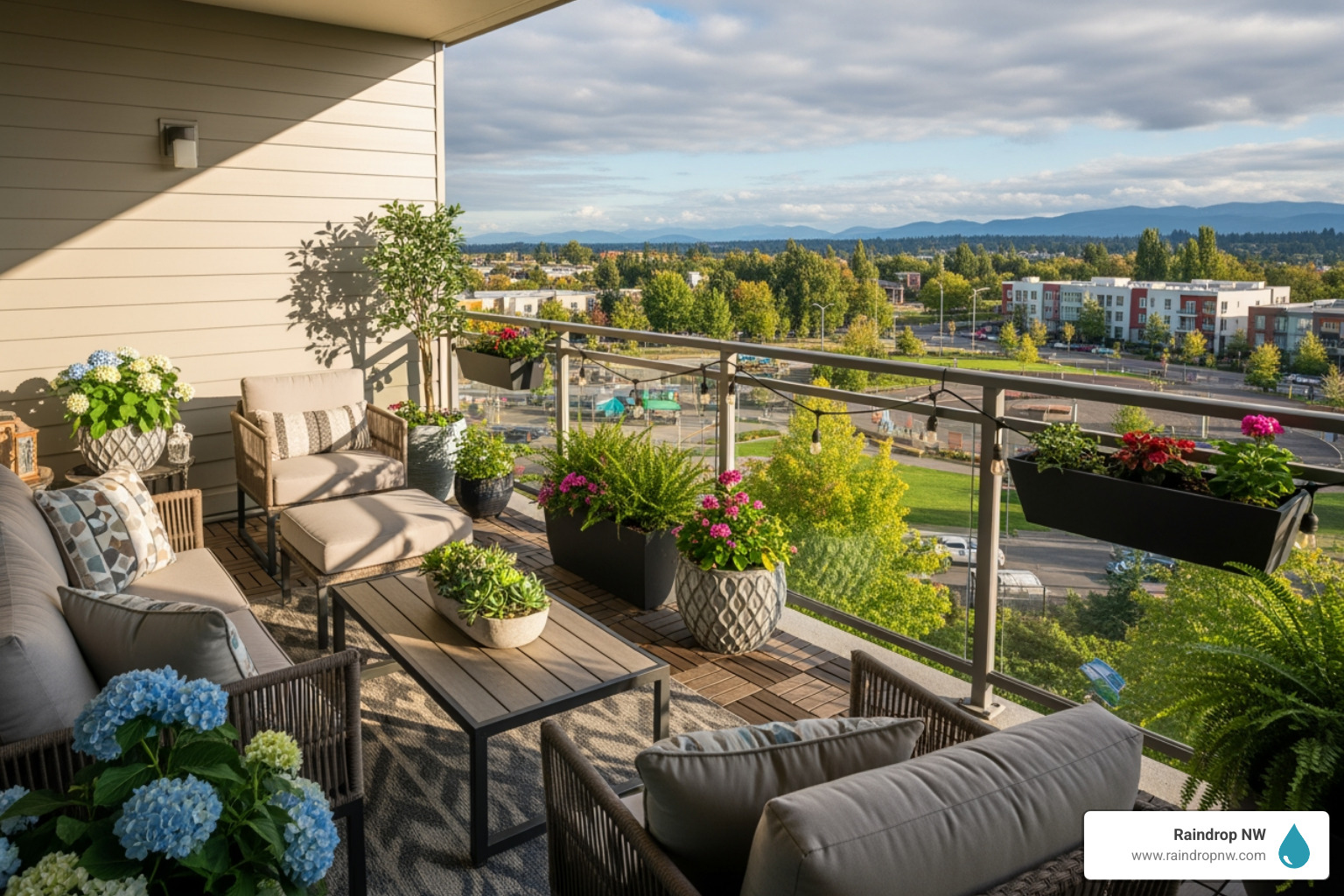 Infographic showing the benefits of outdoor living on mental and physical health - top rated balconies in beaverton, or