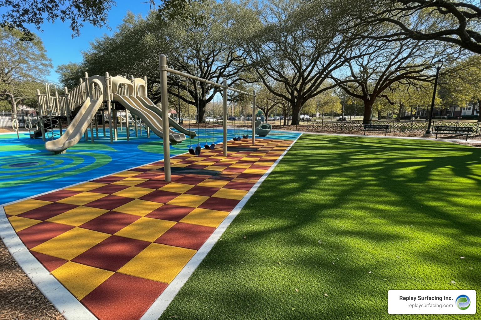 exterior playground flooring Charlotte - exterior playground flooring