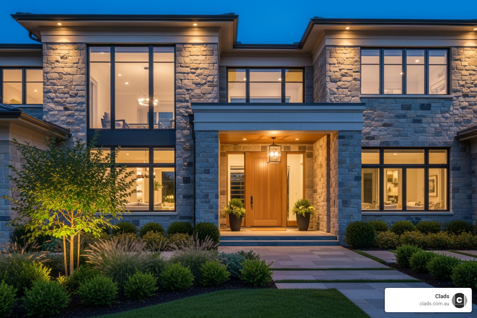 modern australian home exterior stone veneer - Exterior stone veneer