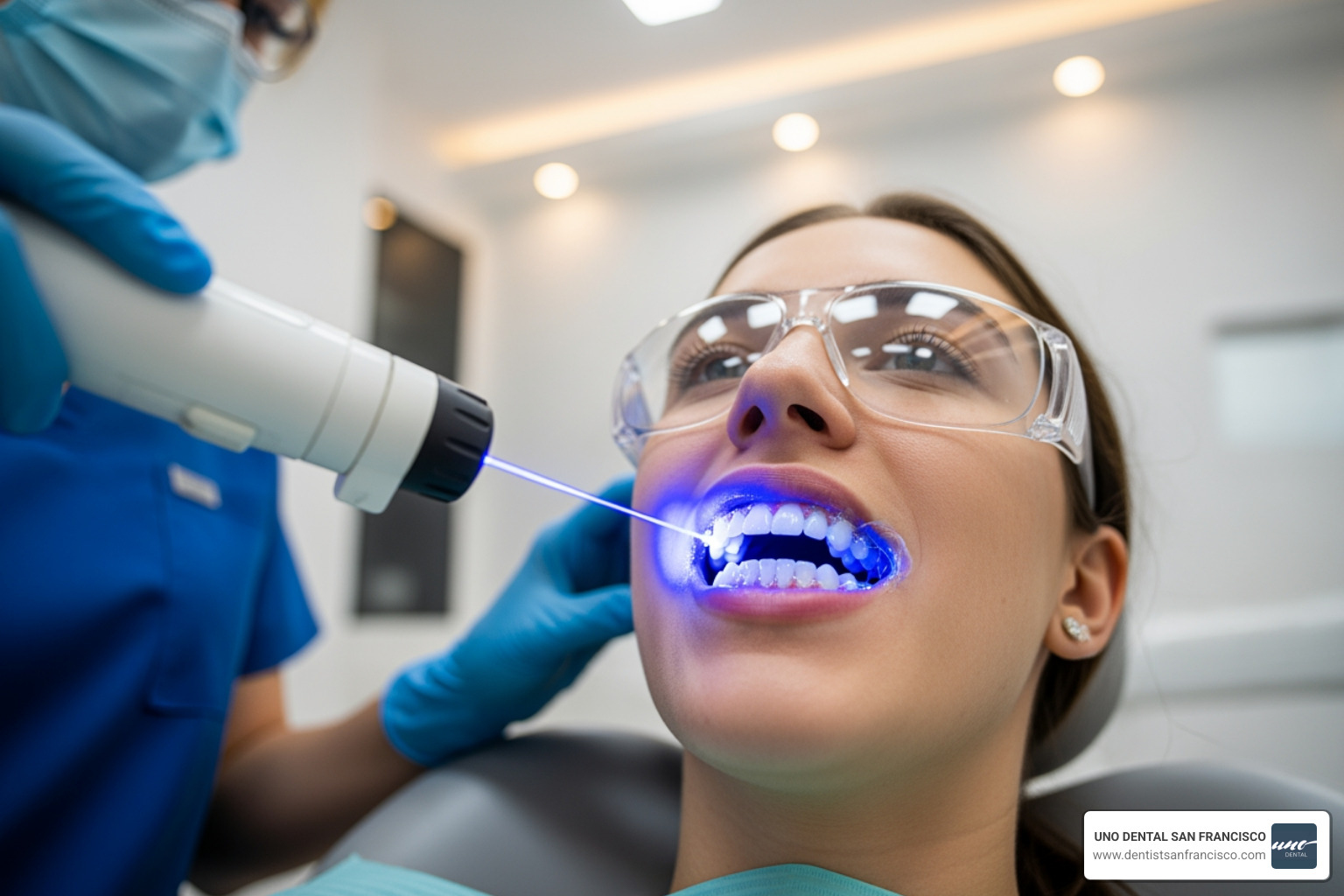 laser teeth whitening SF laser teeth whitening SF