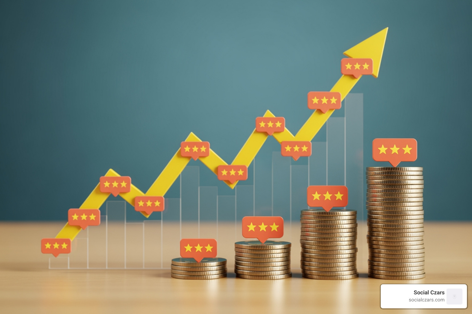 Business growth correlated with positive reviews - business online reputation management