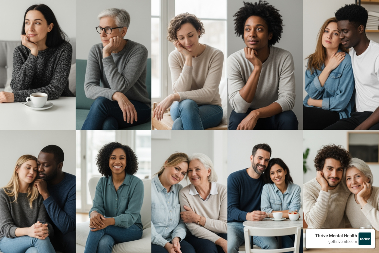 diverse group of people in different settings, representing various relationship contexts - trauma bond