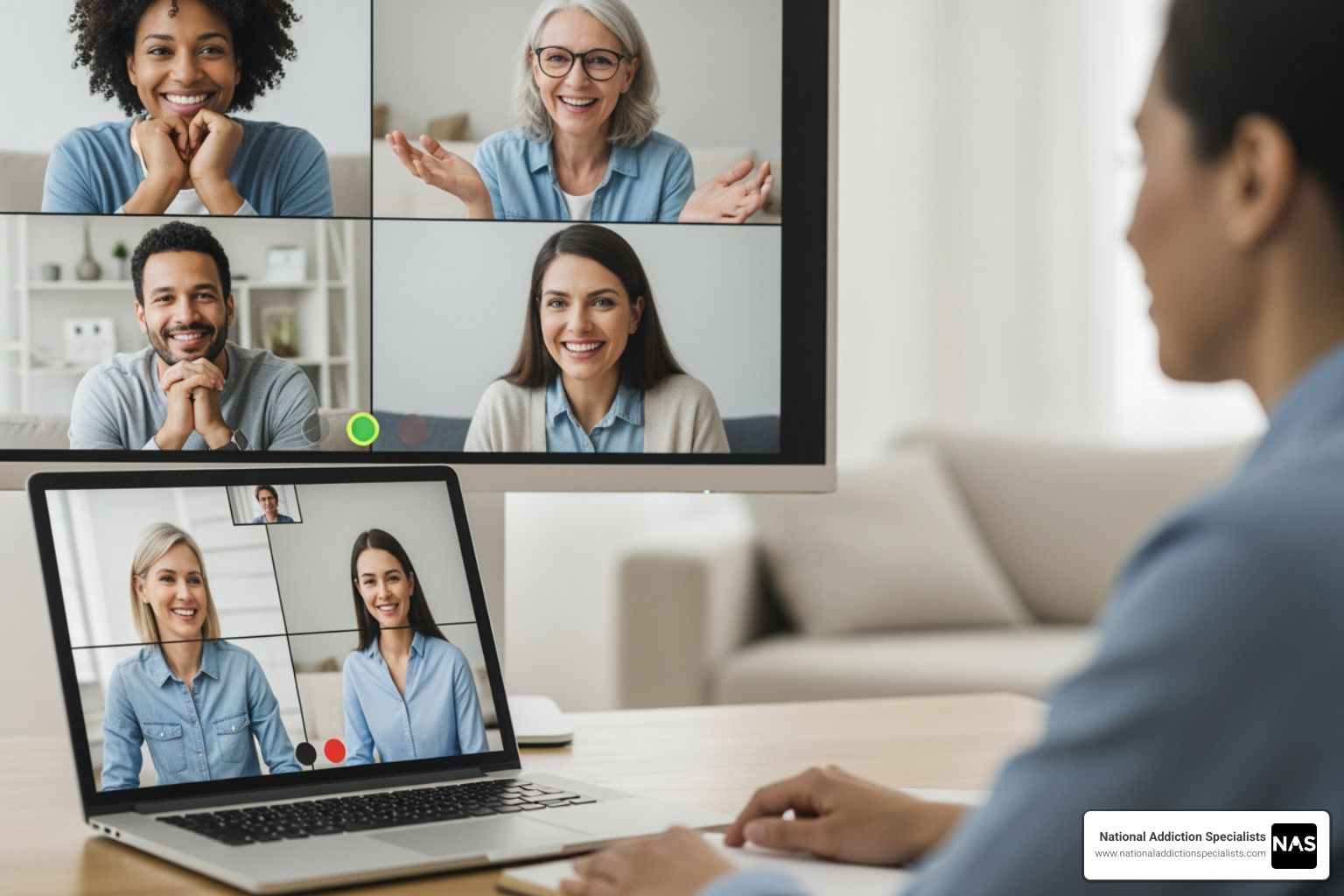 a smartphone screen showing a recovery app interface - telehealth for opioid addiction recovery