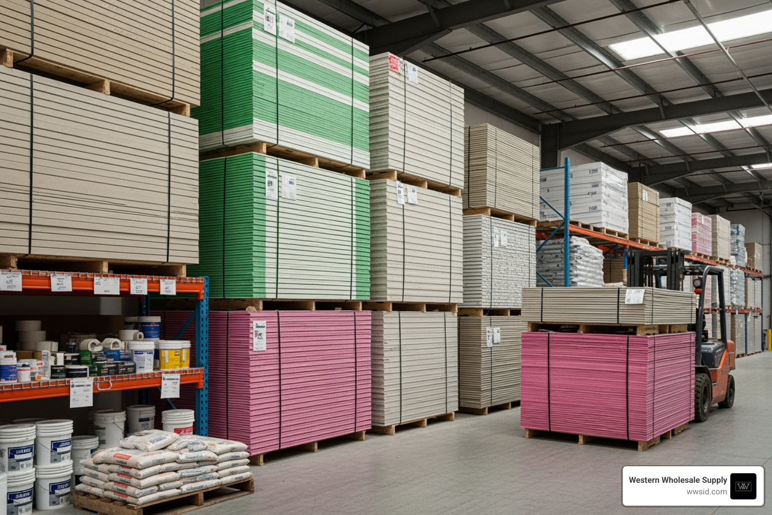 different types of drywall panels stacked, showing colored paper - drywall supplier different types of drywall panels stacked, showing colored paper - drywall supplier