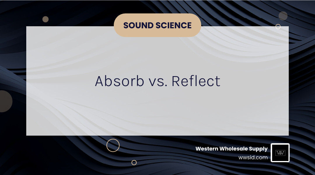 Infographic comparing how acoustic grid ceiling tiles absorb sound waves through porous materials versus standard ceiling tiles that reflect sound back into the room, showing sound wave patterns, NRC ratings scale from 0.0 to 1.0, and visual representation of reduced echo in spaces with acoustic treatment - acoustic grid ceiling tiles infographic simple-info-landscape-card-dark Infographic comparing how acoustic grid ceiling tiles absorb sound waves through porous materials versus standard ceiling tiles that reflect sound back into the room, showing sound wave patterns, NRC ratings scale from 0.0 to 1.0, and visual representation of reduced echo in spaces with acoustic treatment - acoustic grid ceiling tiles infographic simple-info-landscape-card-dark