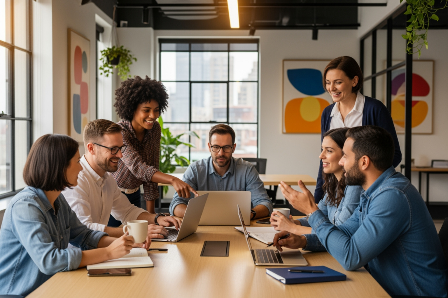 Diverse Team Collaborating Positively - Workplace Investigations Diverse Team Collaborating Positively - Workplace Investigations