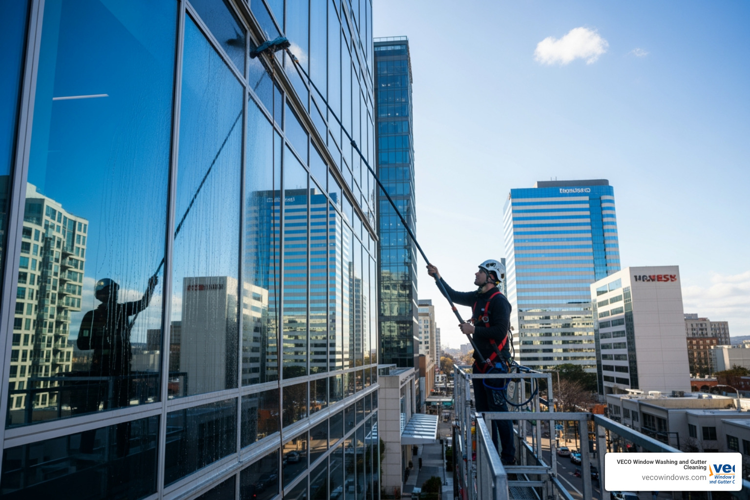 window cleaner using water fed pole - cost to clean commercial windows window cleaner using water fed pole - cost to clean commercial windows