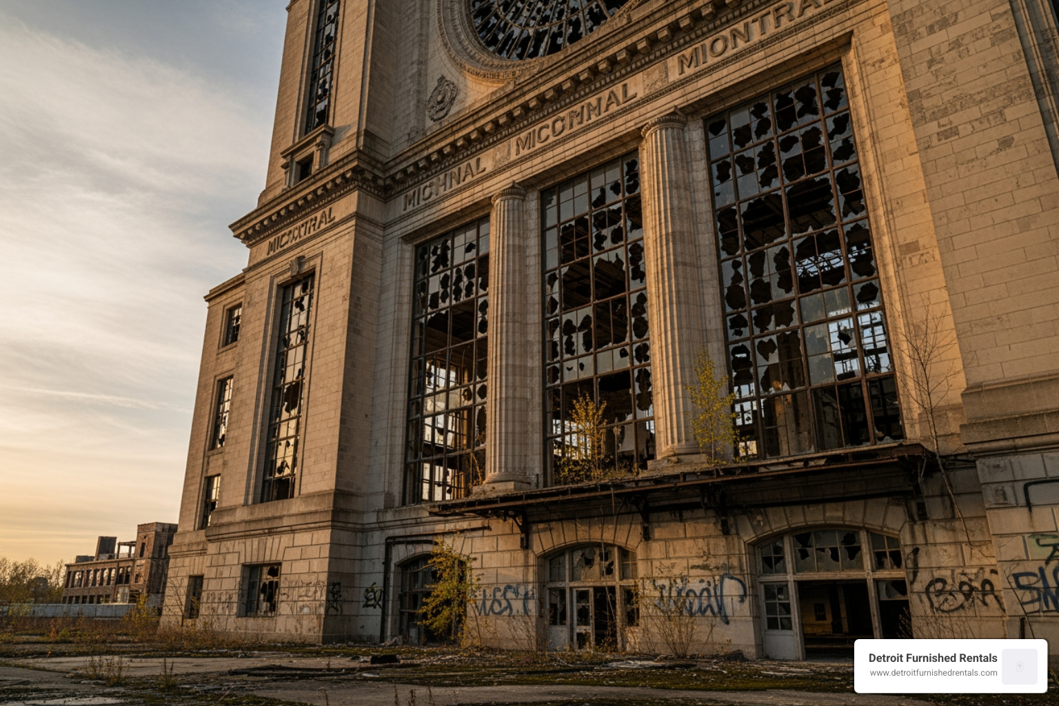 Abandoned Michigan Central Station - Michigan Central station