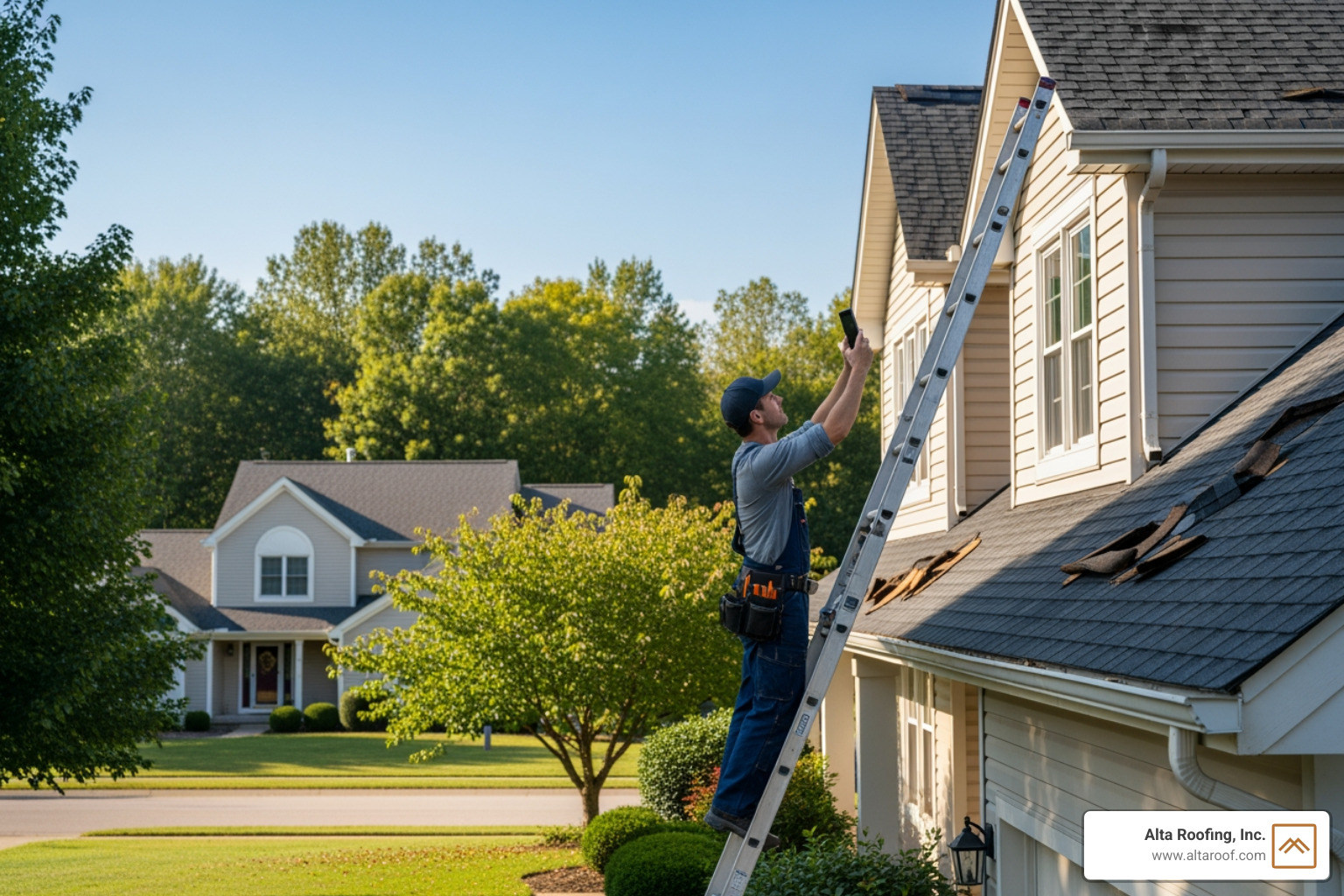 homeowner taking photos of roof damage - insurance claim roof contractors homeowner taking photos of roof damage - insurance claim roof contractors