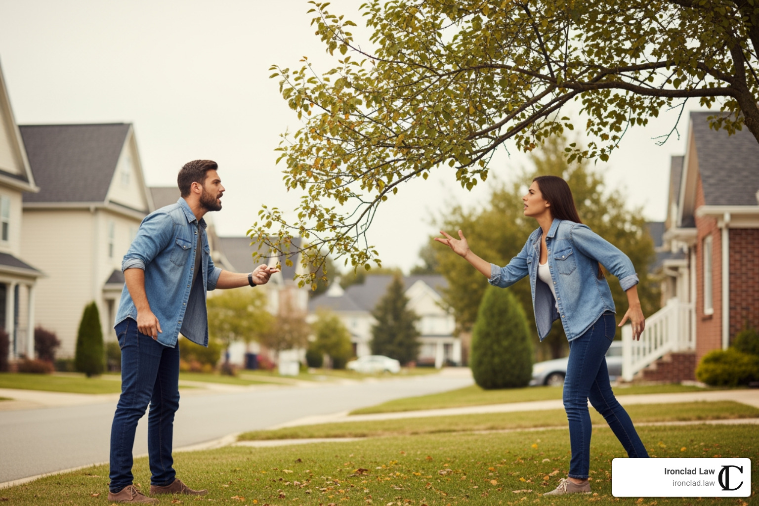 neighbour dispute over a tree branch - residential property dispute solicitors