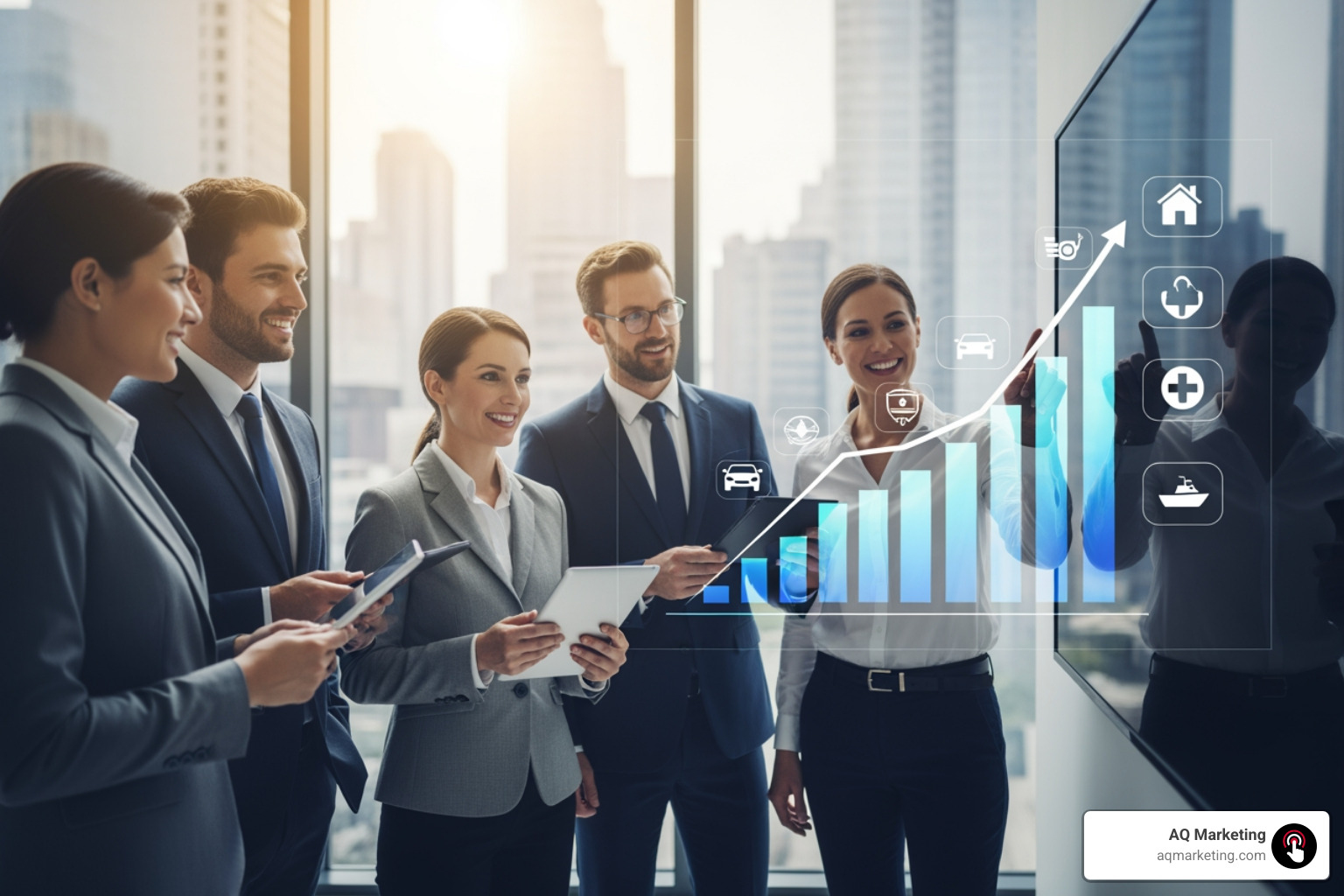 A split screen image. On the left, an old-fashioned newspaper ad for insurance from the 1950s. On the right, a modern smartphone displaying a social media feed with an engaging insurance ad, symbolizing the shift from traditional to digital marketing. - Insurance Industry Marketing A split screen image. On the left, an old-fashioned newspaper ad for insurance from the 1950s. On the right, a modern smartphone displaying a social media feed with an engaging insurance ad, symbolizing the shift from traditional to digital marketing. - Insurance Industry Marketing