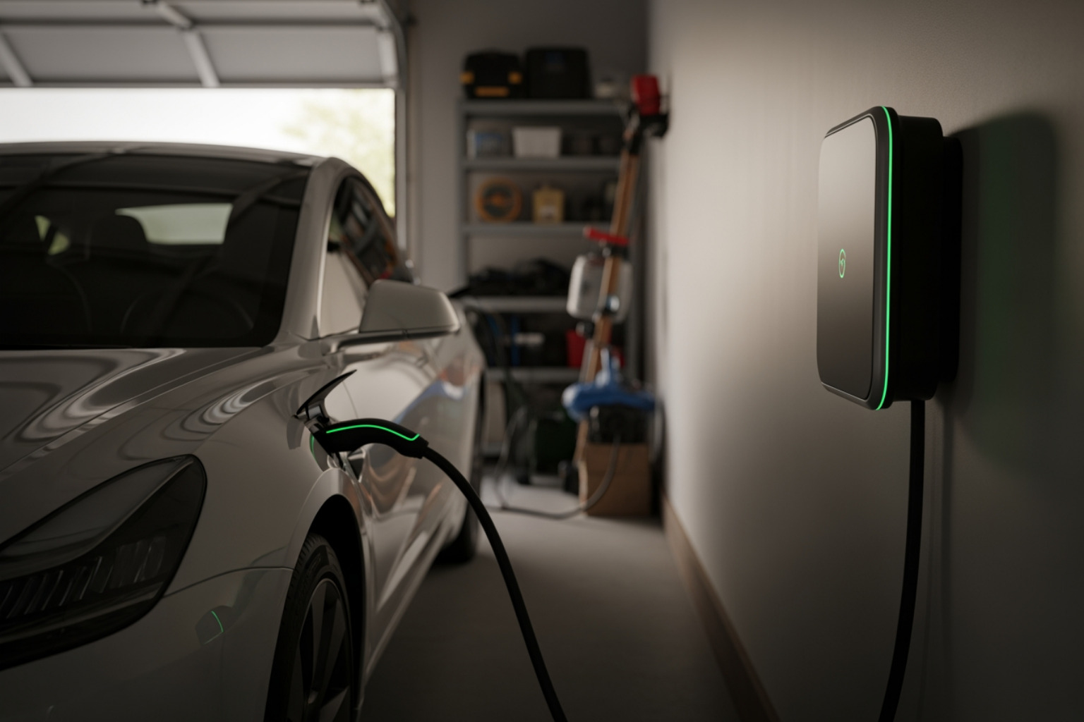 of an electrical panel with a hand pointing to the main breaker's amperage rating. - car charger home installation of an electrical panel with a hand pointing to the main breaker's amperage rating. - car charger home installation