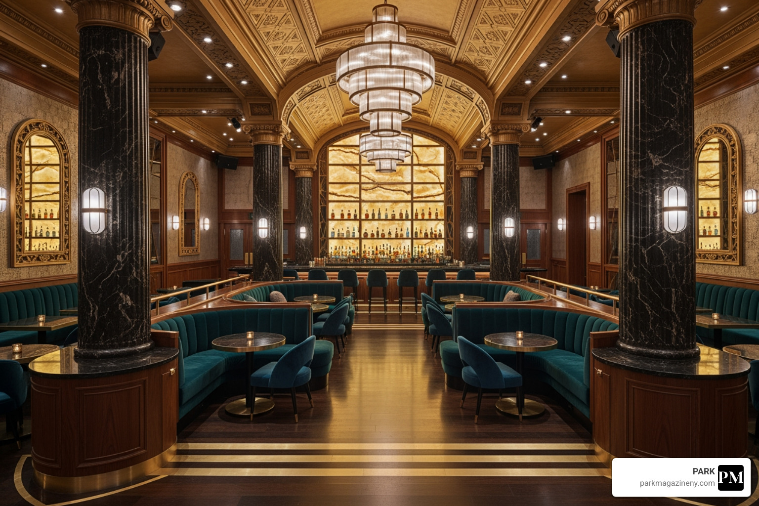 glamorous Manhattan club interior - best clubs in nyc
