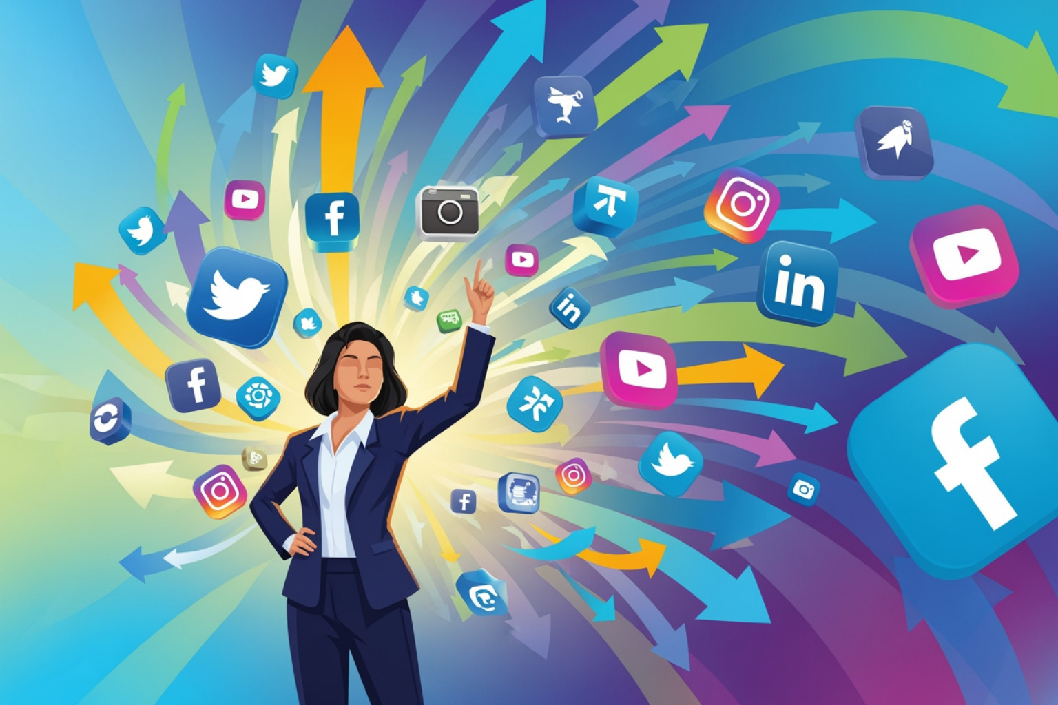 A stylized graphic showing Abella Danger's social media growth - abella danger net worth