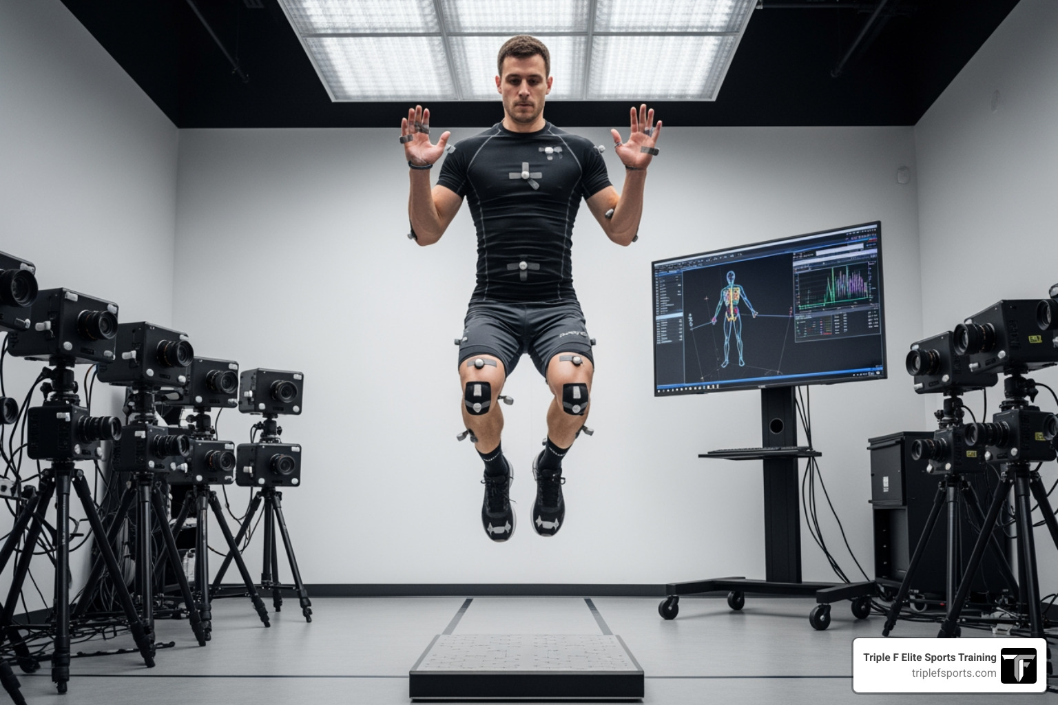 athlete using biomechanics tracking - sports performance Knoxville athlete using biomechanics tracking - sports performance Knoxville