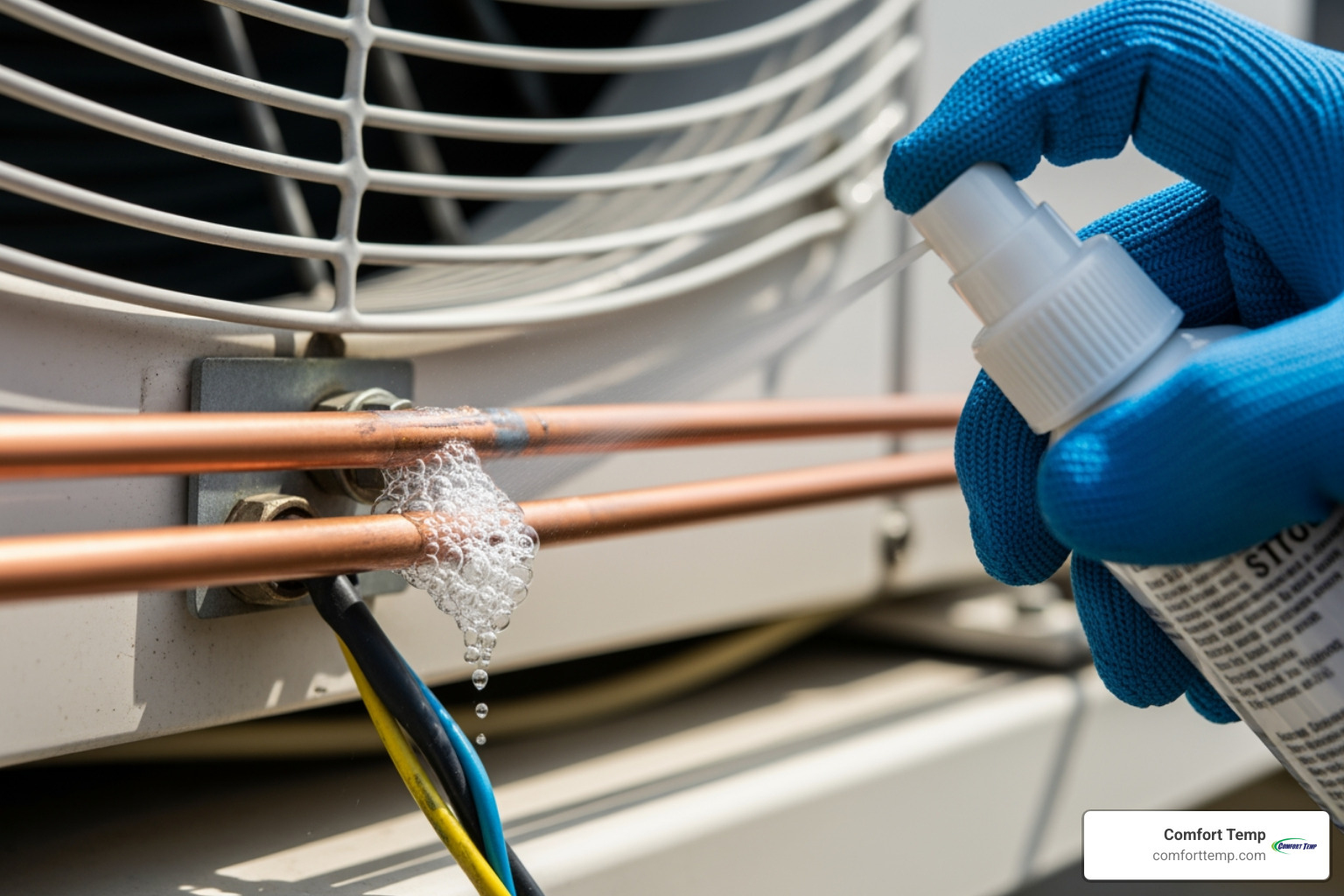 Ice buildup on an indoor evaporator coil - Refrigerant leak repair Ice buildup on an indoor evaporator coil - Refrigerant leak repair