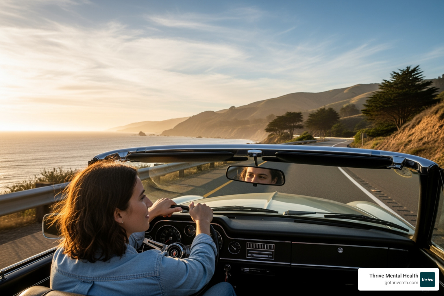 person overcoming fear by confidently engaging in an activity like driving or being in a crowd - emdr vs exposure therapy