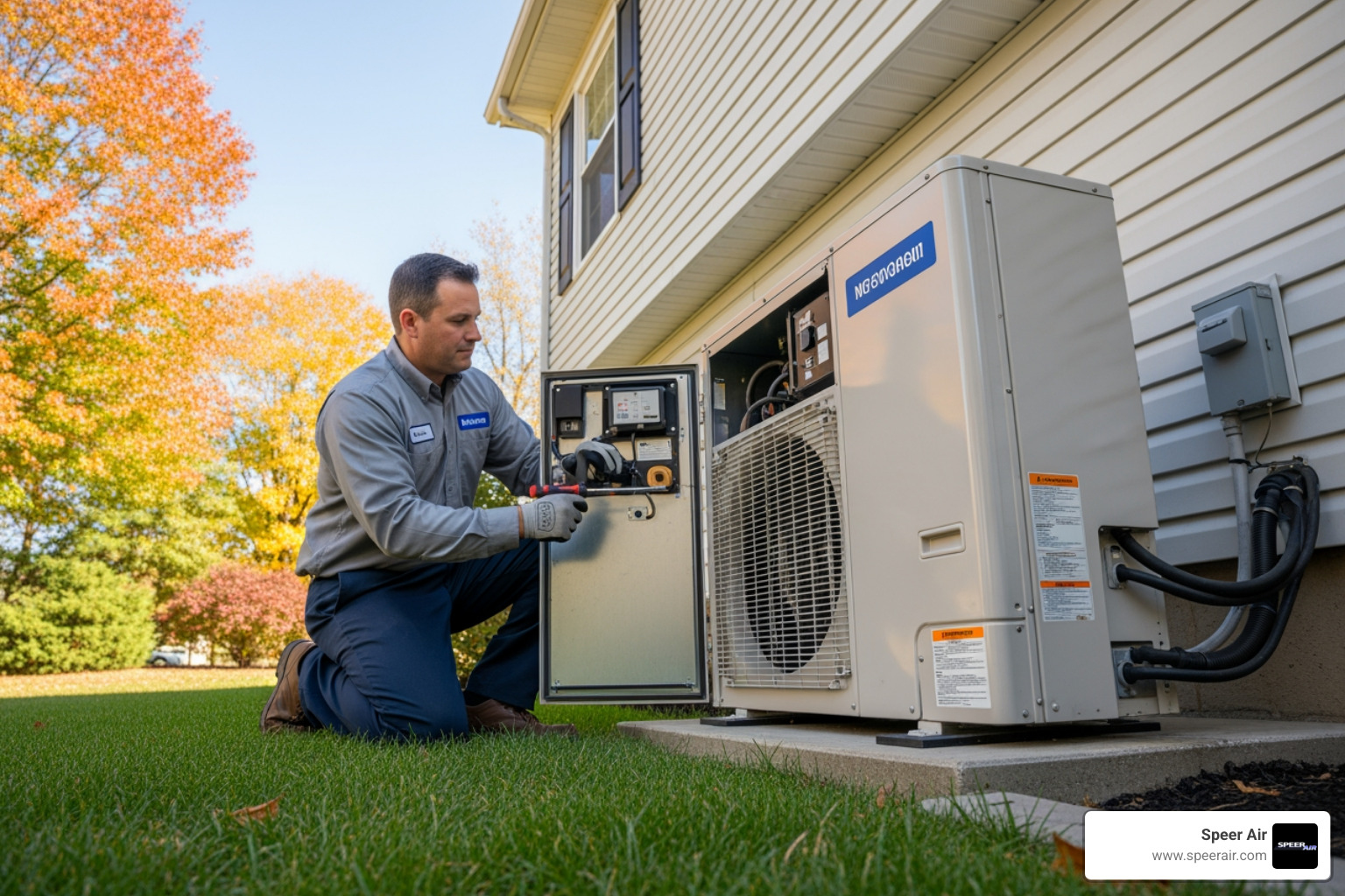 infographic showing annual heat pump maintenance schedule with spring and fall tune-up tasks, monthly filter changes, seasonal outdoor unit cleaning, and key benefits including energy savings percentages, extended lifespan years, and reduced repair costs for Bergen County homeowners - residential heat pump maintenance in bergen county, nj infographic showing annual heat pump maintenance schedule with spring and fall tune-up tasks, monthly filter changes, seasonal outdoor unit cleaning, and key benefits including energy savings percentages, extended lifespan years, and reduced repair costs for Bergen County homeowners - residential heat pump maintenance in bergen county, nj