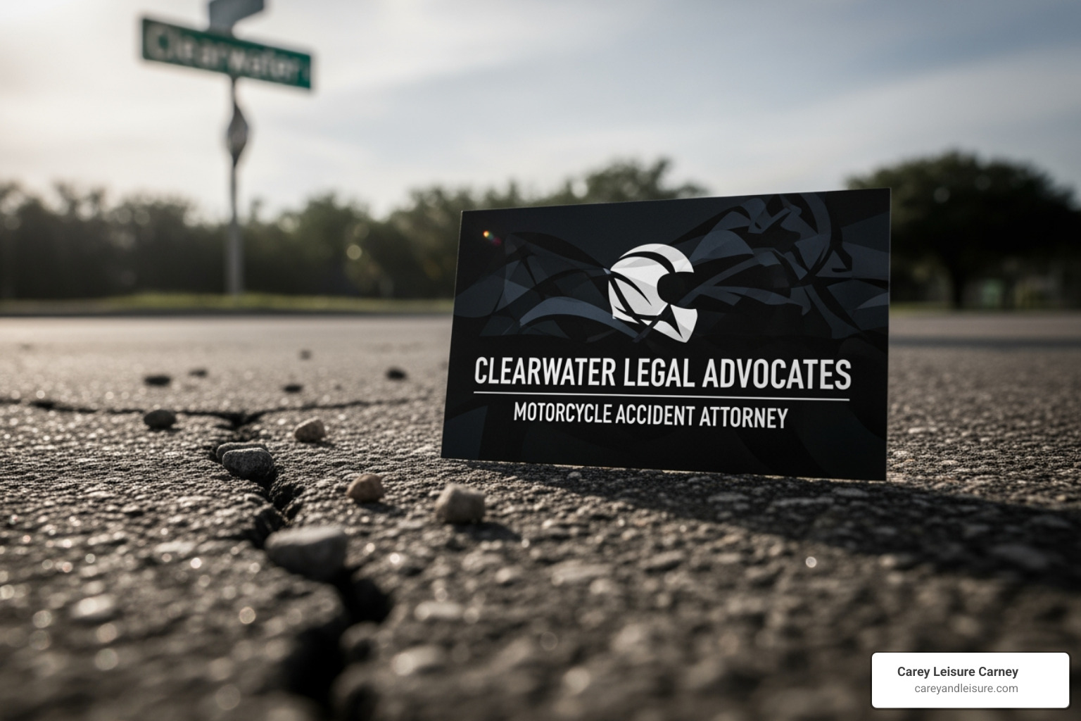 Motorcycle on a scenic Clearwater road like the Memorial Causeway Bridge - Motorcycle accident attorney clearwater Motorcycle on a scenic Clearwater road like the Memorial Causeway Bridge - Motorcycle accident attorney clearwater
