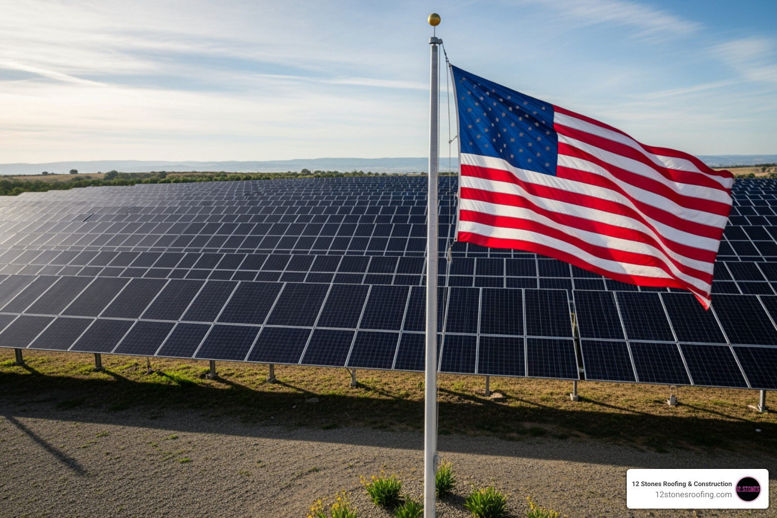 Canadian flag next to solar panel - cost of solar roof installation