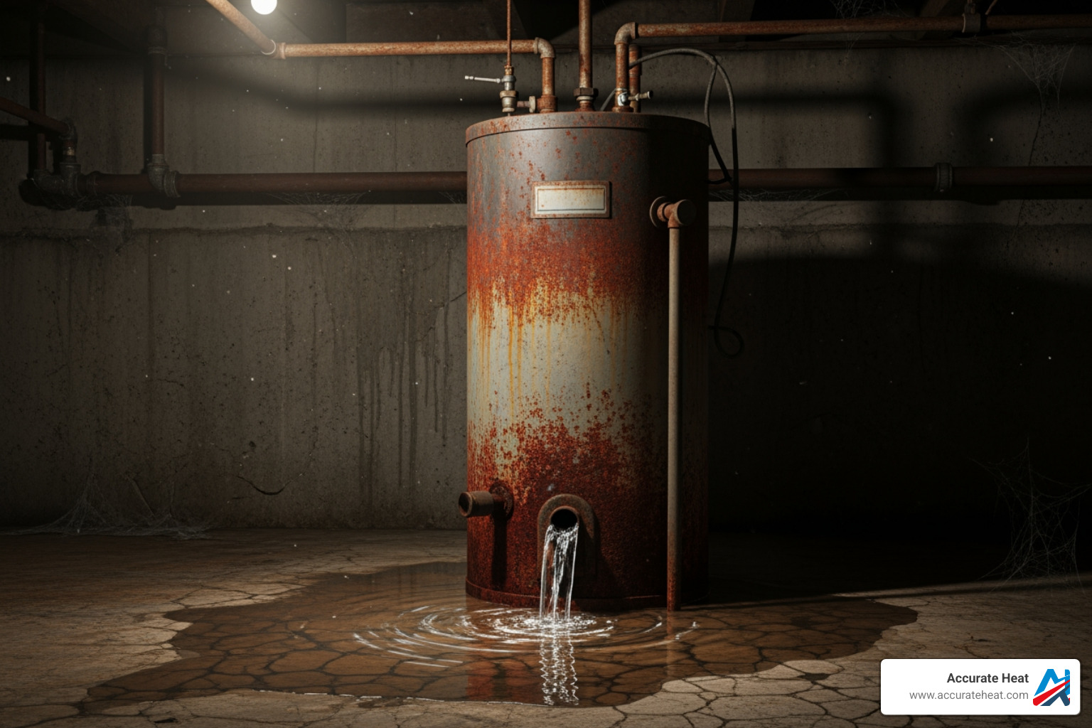 rusty, leaking old water heater - cost of installing new water heater