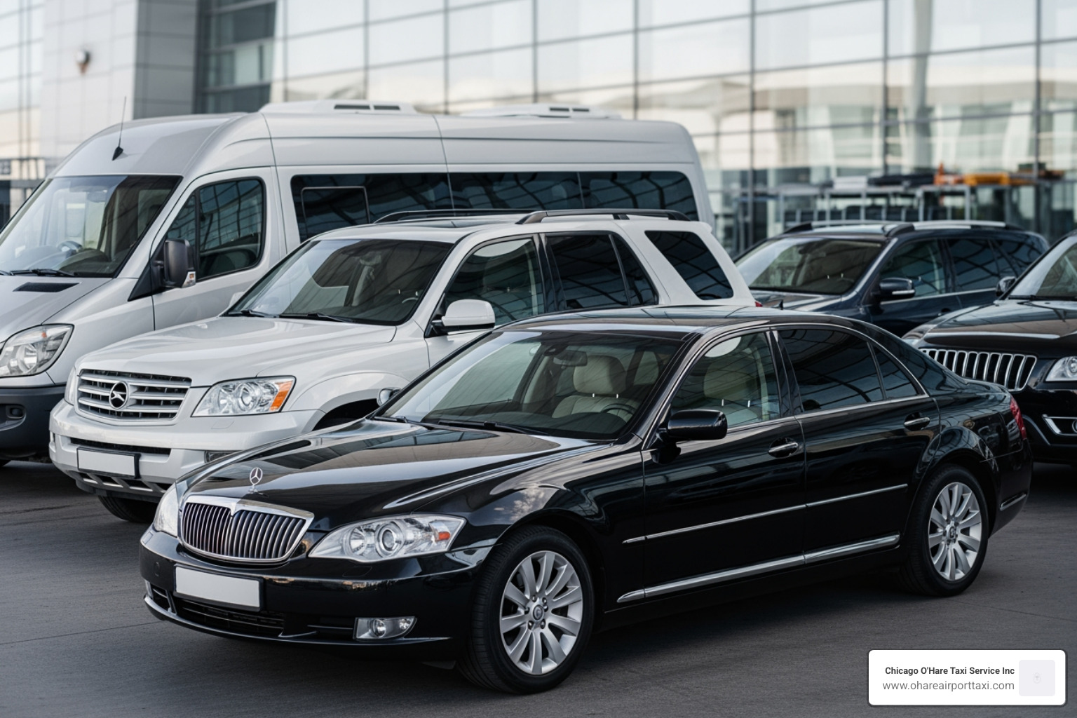 diverse fleet including a luxury sedan, an SUV, and a passenger van - airport private car diverse fleet including a luxury sedan, an SUV, and a passenger van - airport private car