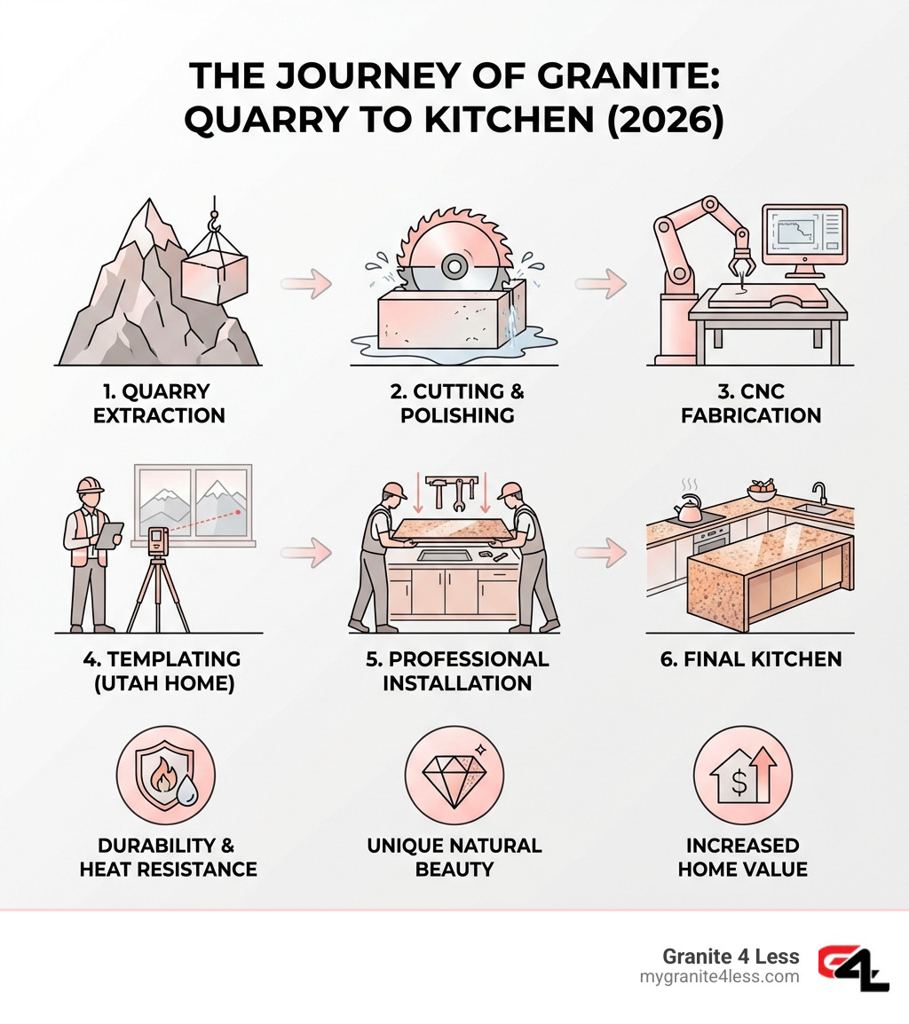 Granite Countertops Utah: Ultimate 2026 Guide | Granite4Less