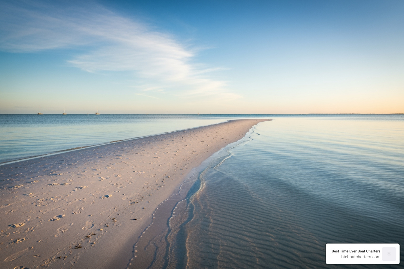a serene Key West sandbar at low tide - best dolphin tour key west a serene Key West sandbar at low tide - best dolphin tour key west