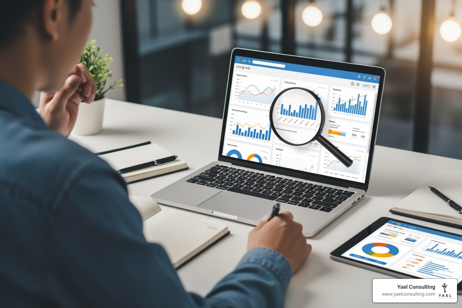 Google Ads interface showing campaign settings - Google Ads account audit Google Ads interface showing campaign settings - Google Ads account audit