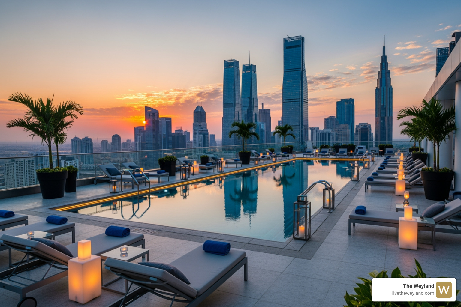 rooftop pool deck with skyline views - chicago luxury living rooftop pool deck with skyline views - chicago luxury living