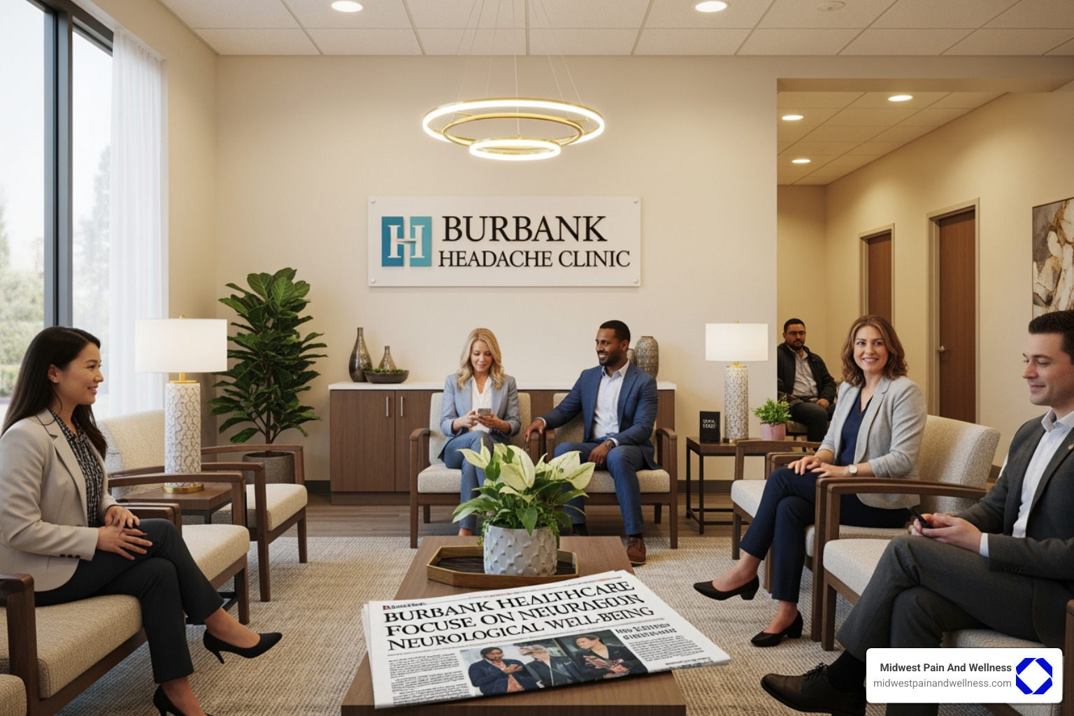 illustrating the common pain locations for different headache types - headache clinic burbank il