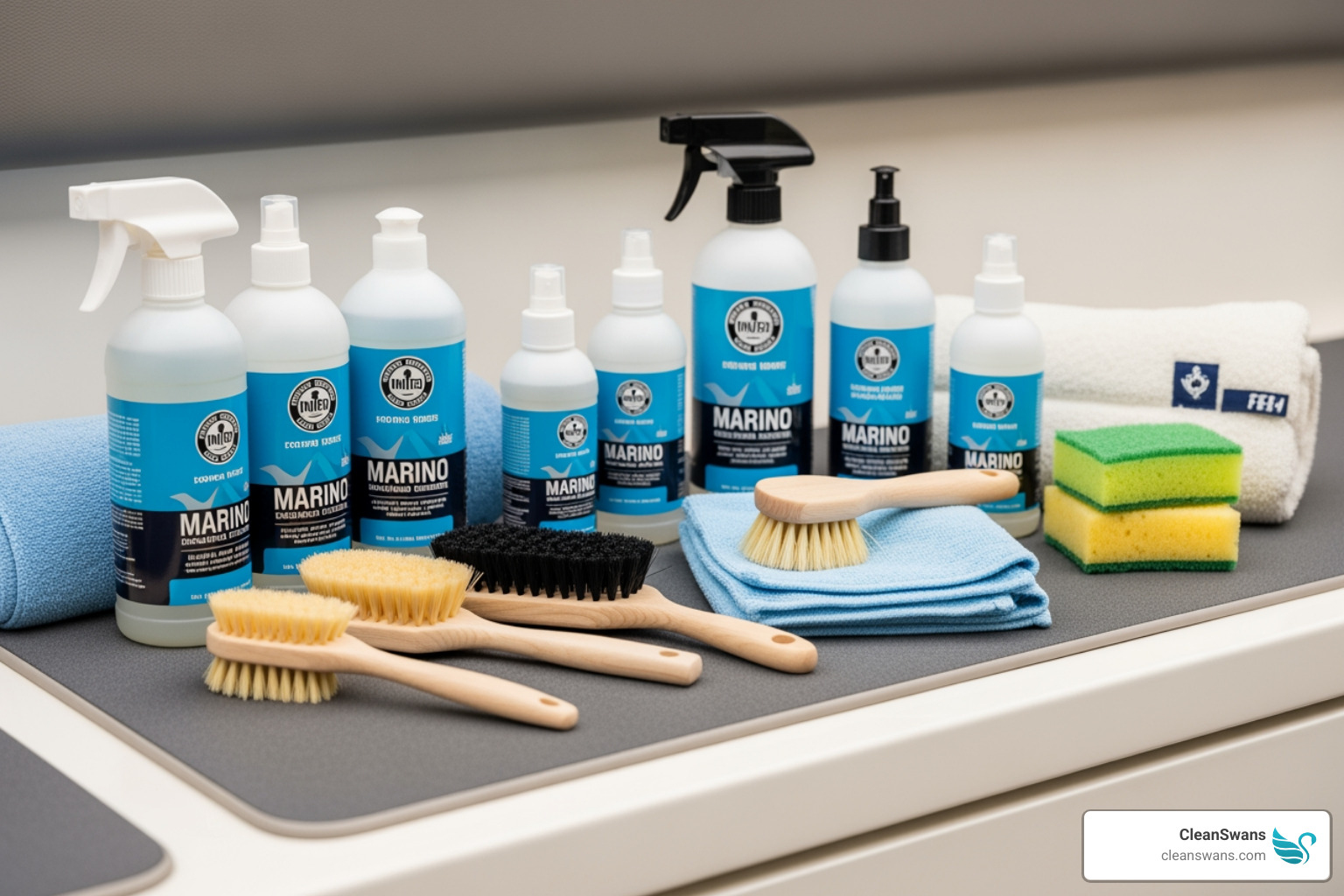 professional cleaning kit - Boat upholstery cleaning