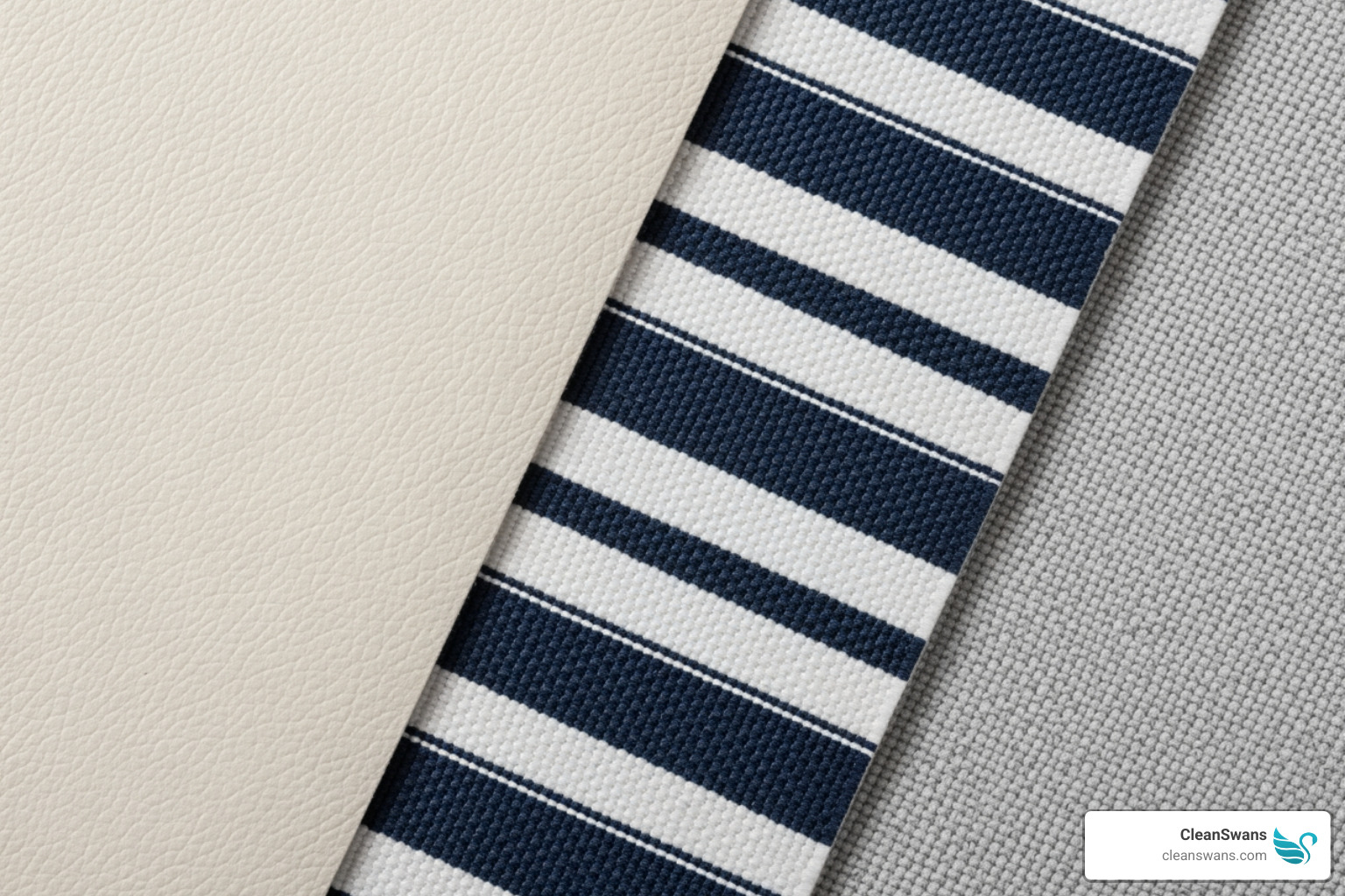 different upholstery textures - Boat upholstery cleaning